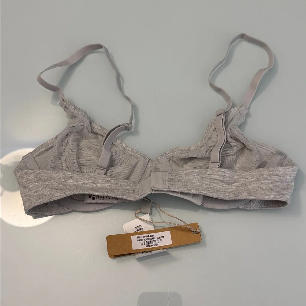 NWT SKIMS Cotton Jersey Unlined Demi Bra - Picture 3 of 5